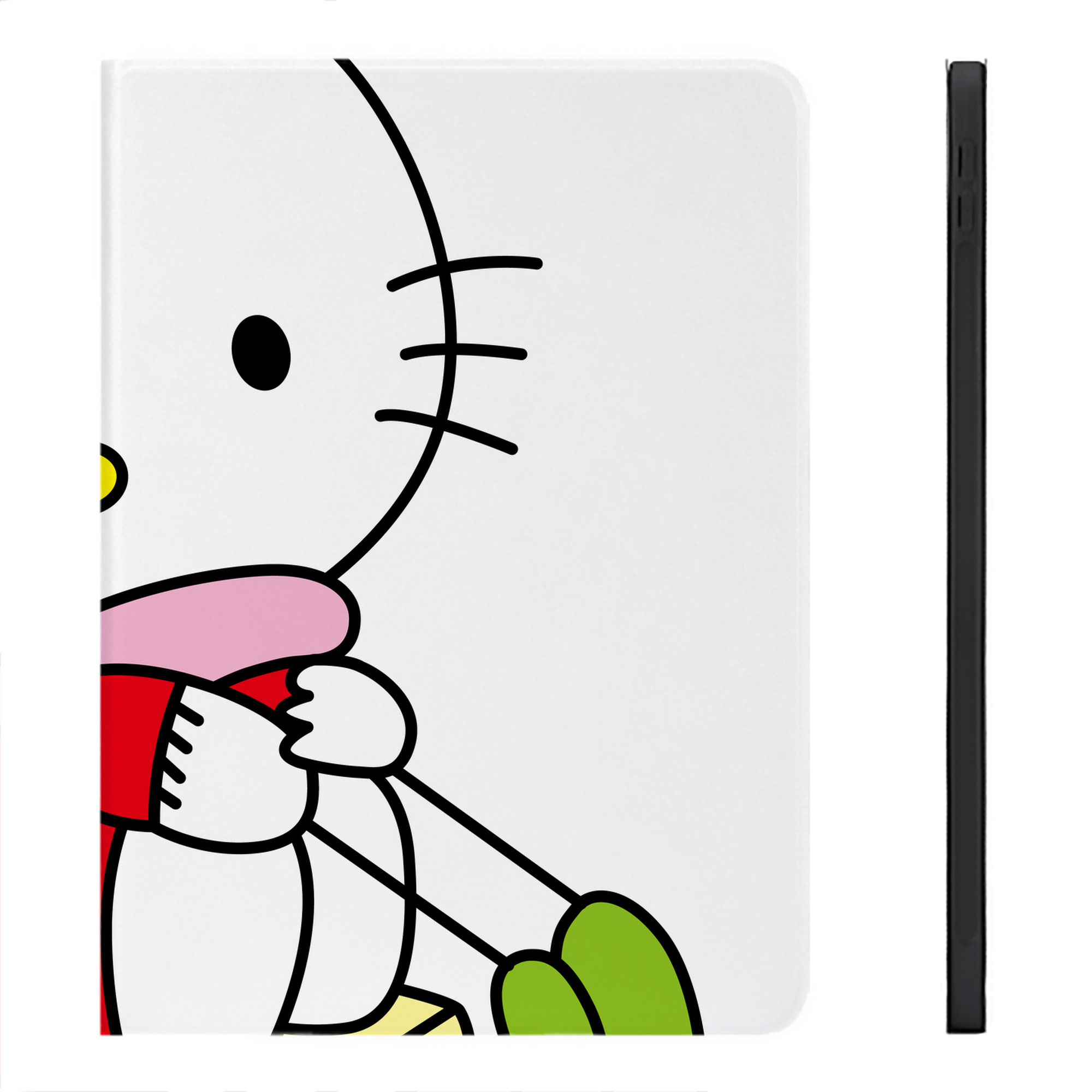 （画像用） Hello Kitty ハローキティ IPadケース ペンホルダー付き ブックスタイルデザイン